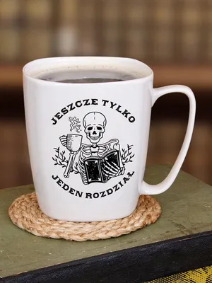 Zdjęcie produktu dla Kubek ceramiczny Jeszcze tylko jeden rozdział 360 ml
