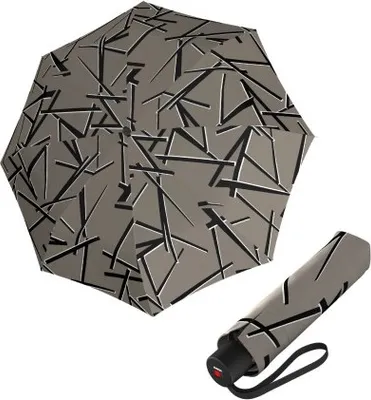 Zdjęcie produktu dla Knirps KNIRPS A.050 MEDIUM Kombat sand - elegancki damski parasol składany