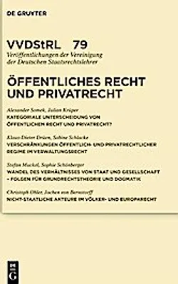Produktbild von Öffentliches Recht und Privatrecht