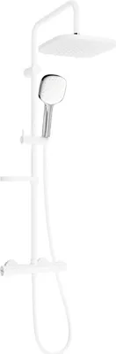 Produktbild von Mexen KX33 Brausegarnitur für Aufputzmontage mit Kopfbrause und Thermostatmischer, Weiß/Chrom - 771503391-21