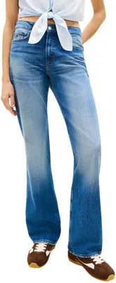 Productafbeelding van Tommy Jeans dames jeans, model Cleo, bootcut, mid-rise, blauw (medium denim), maat 26W/28L