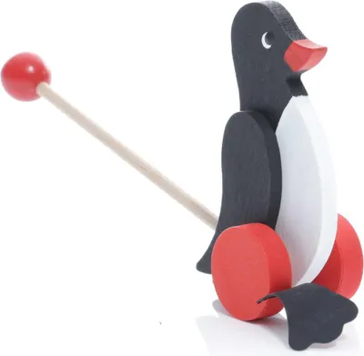 Produktbild von Holzspielzeug Watscheltier Pinguin Höhe=8cm NEU
