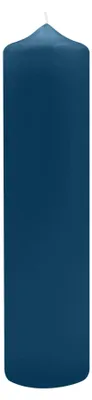 Produktbild von Spitzkopf Stumpen Kerzen Blue Petrol 30 x Ø 6 cm, 6 Stück
