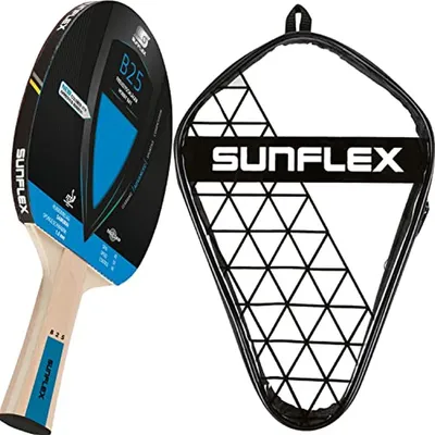Produktbild von Sunflex 2x Tischtennisschläger Xcite C45 + Tischtennishülle + 6x SX+ Tischtennisbälle