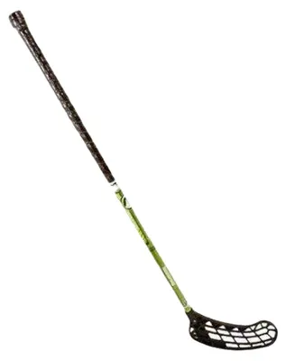 Obrázek produktu pro MPS - Levá florbalová hokejka „Boomerang 95“ PP7753 (95 cm) (černá/zelená)