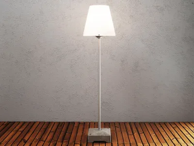 Produktbild von Klassische LED Außenstehleuchte, Terrassenlampen & Balkonlampen Outdoor, Weiß