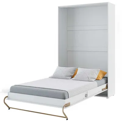 Produktbild von Schrankbett Wandbett Concept Pro CP-02 vertikal 120x200cm Schlafzimmer Weiß matt