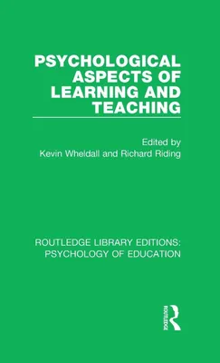 Produktbild von Psychological Aspects of Learning and Teaching
