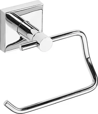 Produktbild von META Papierrollenhalter ohne Deckel Messing Chrom poliert 135x100x90 mm für Bad & WC >> zum Bohren oder Kleben