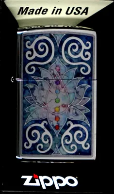 Produktbild von ZIPPO Feuerzeug mit Lotusblumen-Design 60006541