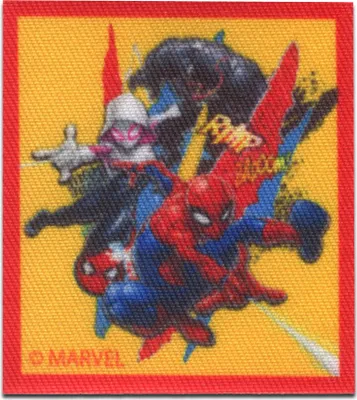 Produktbild von Marvel © Spiderman Comic Gruppe - Aufnäher, Bügelbild, Aufbügler, Applikationen, Patches, Größe: 5,8 x 6,3 cm