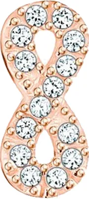 Produktbild von Thomas Sabo Single Ohrstecker Infinity H2216-416-14 Silber vergoldet