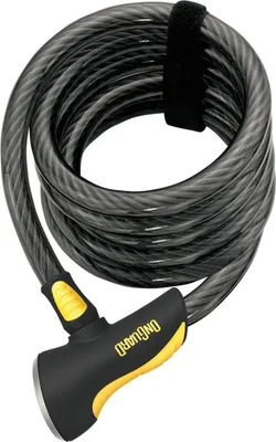 Zdjęcie produktu dla Onguard spiralny zamek kablowy Dobermann 8028 długość 185cm, Ø12mm, czarny