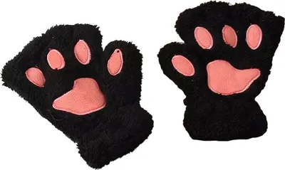Obrázok produktu pre Bezprstové rukavice Paw - Čierna KP21321