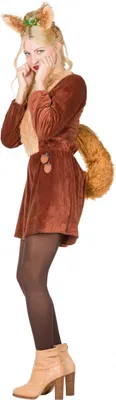 Produktbild von Kostüm Eichhörnchen Jumpsuit Overall, Groesse:34