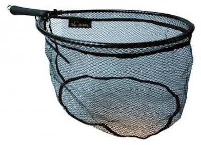 Productafbeelding van Secura Landingnet Oval Trout - rubber gecoat forelnet met magnetische sluiting