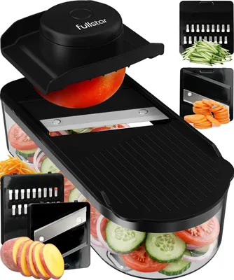 Image de Mini-mandoline avec 2 lames, multifonctionnelle, compacte, idéale pour les légumes et les fruits