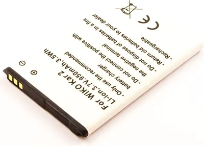Produktbild von Akku für Wiko Kar 2 / Dolfy / N320 – 950mAh – Li-Ion