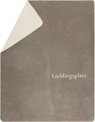 Produktbild von Fussenegger Wohndecke "Lieblingsplatz" rauch 150/200cm