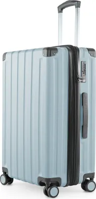 Immagine prodotto di HAUPTSTADTKOFFER - Q-Damm - Valigia rigida media XL trolley estensibile Valigia da viaggio con doppie rotelle Valigia rigida espandibile, TSA, 68 cm, 89 litri, blu piscina