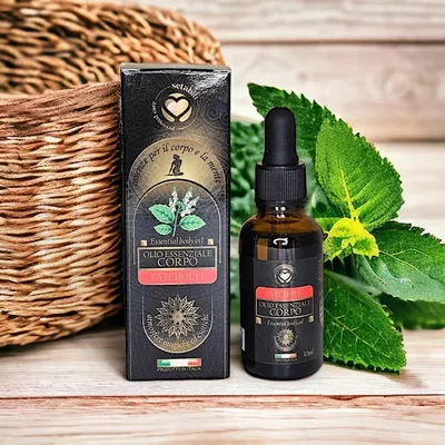 Produktbild von GKA 30 ml ätherisches Patchouliöl Duftöl Massageöl Aromaöl Körperöl Patchouli für Diffusor Massage in Glasflasche mit Pipette