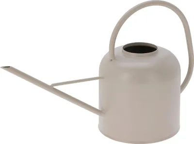 Imagen del producto de Regadera metálica de 1 litro, color crema, marca H&L
