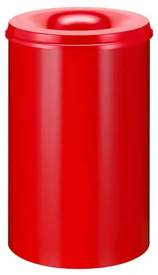 Immagine prodotto di V-Part - Feuerlöschender Papierkorb 110 Liter - Steel - Rot