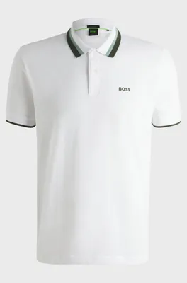 Produktbild von Boss Herren Poloshirt Weiß 50538101-100 Grösse XXL
