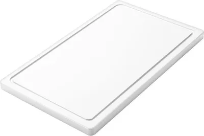 Produktbild von SCHNEIDEBRETT KLEIN, PE,WEIß 500X300X20MM, RUTSCHFEST