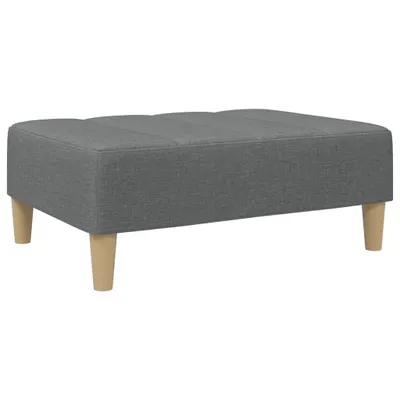 Produktbild von vidaXL Fußhocker Dunkelgrau 77x55x31 cm Stoff