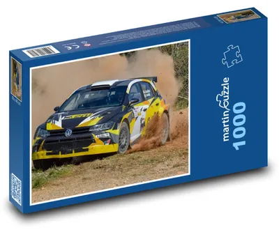 Zdjęcie produktu dla Puzzle 1000 Samochód wyścigowy w akcji - martinpuzzle