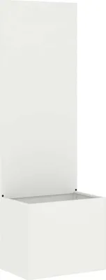 Zdjęcie produktu dla Donica Ogrodowa Z Dekoracyjną Płytą Biały 50 X 140 Cm Lumarko!