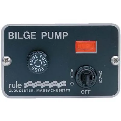 Immagine prodotto di Interruttore da pannello Rule Pumps Deluxe, nero, 24/32 V