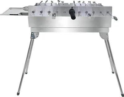 Produktbild von Mangal Set President Edelstahl mit Drehspießregler für 11 Spieße