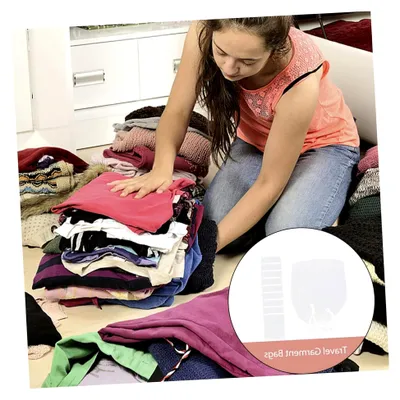 Produktbild von 10 Stück Reise-Wäschesäcke mit Kordelzug für Kleidung, Schuhe und Kosmetikartikel