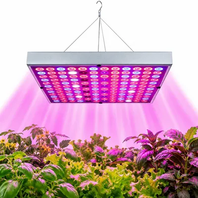Immagine prodotto di Lampada LED da 45W a spettro completo per piante, luce per la crescita di piante da interno, lampada di coltivazione per idroponica, verdure e fiori