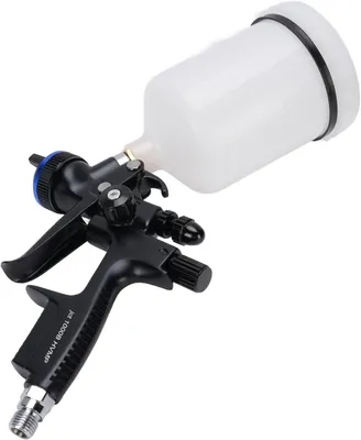 Produktbild von Sprüheinrichtung HVLP – Spritzpistole mit 1,3 mm Düse – Fassungsvermögen 600 ml – Ergonomisches Design – Für Möbelrestaurierung – Professionelle Qualität