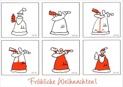 Produktbild von Postkarte "Fröhliche Weihnachten!"