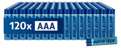 Produktbild von AAA Batterien – 120 Stück North Tech Extra Heavy Duty Umweltfreundliche Verpackung | 1,5V | Langlebig & Auslaufsicher