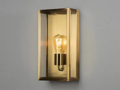 Produktbild von Außenwandlaterne Messing 40cm