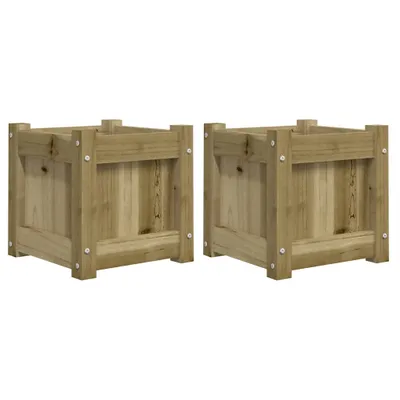 Immagine prodotto di vidaXL Fioriera 2 pezzi Legno di pino impregnato