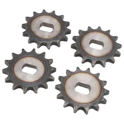 Zdjęcie produktu dla koło łańcuchowe 14T, koło łańcuchowe 428 14T, koło łańcuchowe 12x17mm, koło łańcuchowe silnika skutera elektrycznego, koło łańcuchowe skutera elektrycznego do silnika MY1020, stalowe koło łańcuchowe z otworem H, koło łańcuchowe 12x17mm 428 14T