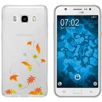 Produktbild von PhoneNatic Case kompatibel mit Samsung Galaxy J5 (2016) J510 Silikon-Hülle Herbst Blätter/Leaves M1
