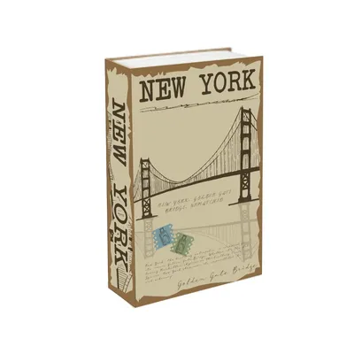 Produktbild von Buchtresor Versteck inkl. 2 Schlüssel New York Büchersafe Geheimversteck Buchattrappe Safe Geldkassette