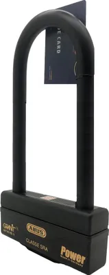 Immagine prodotto di ABUS U-lock Granit Power 58/140HBIII - Serratura per moto con cilindro XPlus - Livello di sicurezza ABUS 18 - Altezza grillo 260 mm