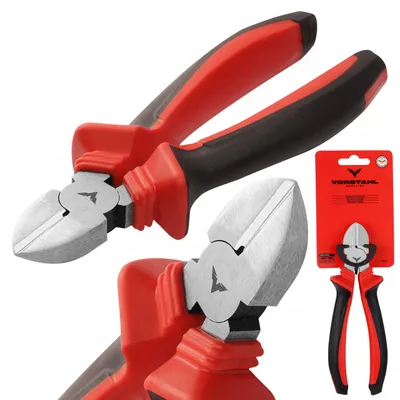 Image de Vorstahl : Pince coupante de précision, 180 mm, en acier CrV. Outil de qualité