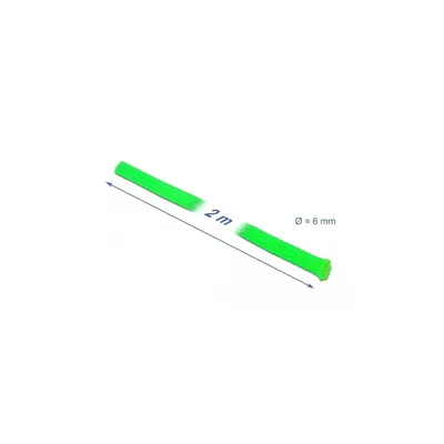 Produktbild von DELOCK Geflechtschlauch dehnbar 2 m x 6 mm grün