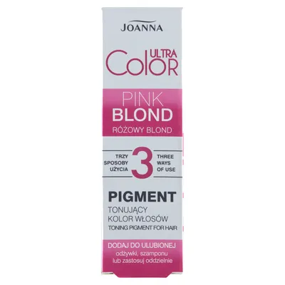 Zdjęcie produktu dla Joanna Ultra Color Pigment tonujący kolor włosów Różowy Blond, 100ml