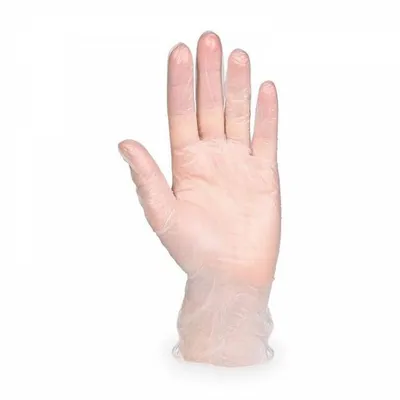 Obrázok produktu pre Rukavice vinylové biele vel M (100ks)