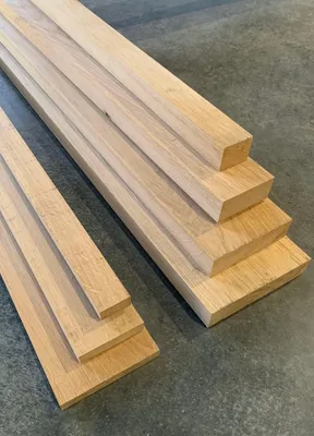 Produktbild von Massive Eichenbohle aus deutscher Eiche | Nach Wunschmaß | Tischplatte | Regalbrett | Premium Massivholz | Handgefertigt 50x22x2000 mm